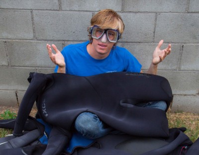 Brent Durand covered in Wetsuits