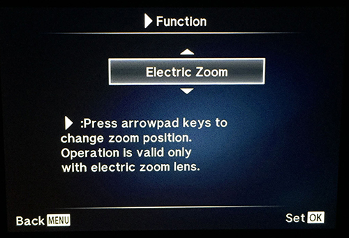 Olympus’ Secret Zoom Function